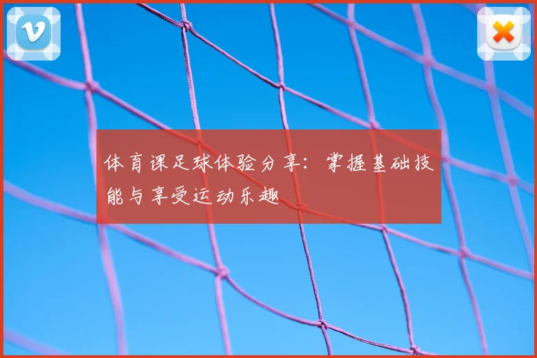 体育课足球体验分享:掌握基础技能与享受运动乐趣
